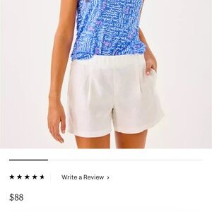 Lilly Pulitzer Captina Linen Shorts